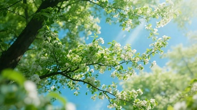 晴光花影