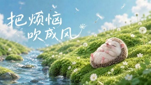 把烦恼吹成风
