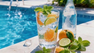 夏日气泡水