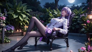 神印王座女神彩儿长发美少女
