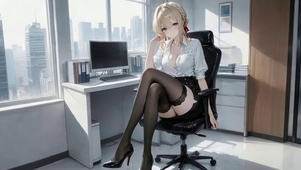 职场黑丝女孩