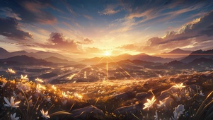 4K黄色调天空