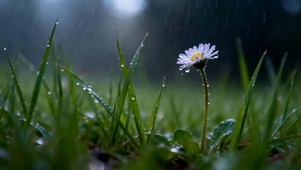 雨天花草