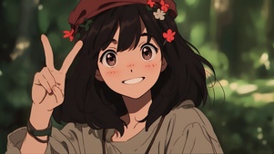 给生活比个耶