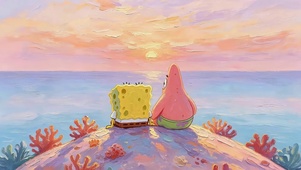 一起看夕阳