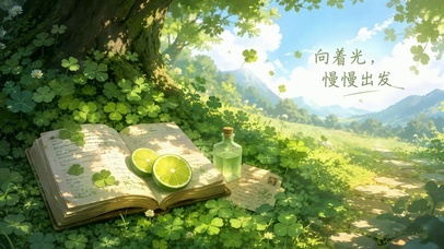 林间旧书三叶草