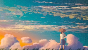 夏日午后天空
