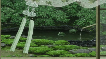 青苔竹林小院