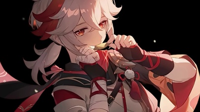 万叶_原神21年生日贺图