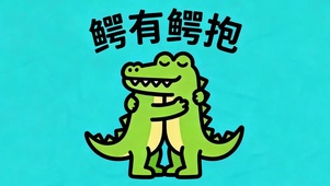 鳄有鳄抱