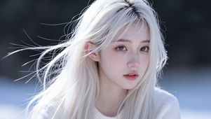 银发少女