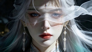 青纱隐月