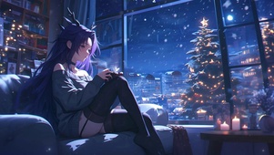 圣诞夜鹿女