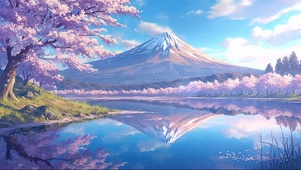 富士山下湖泊