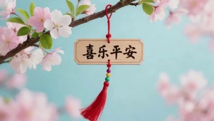 唯美樱花平安喜乐