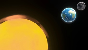 太阳地球月亮