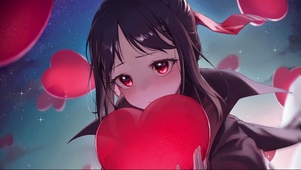 爱心女孩