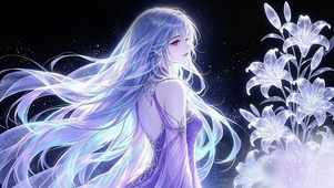 琉璃百合花少女