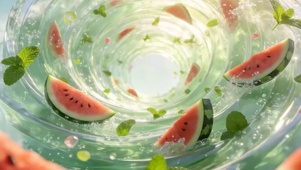 西瓜水带鱼屏