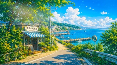 海景路边小店