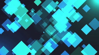 4K 高清 透明的飞行正方形