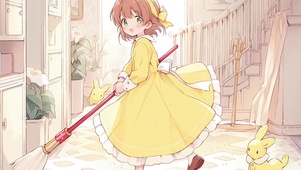 黄裙子