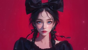 黑色蝴蝶结