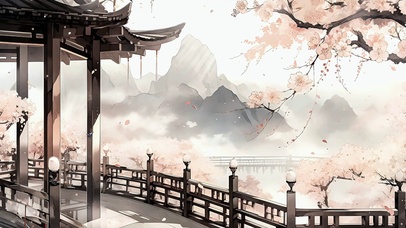 动漫场景 唯美插画