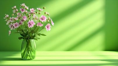 护眼清新简约花束