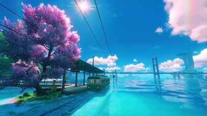 异环唯美碧蓝海边