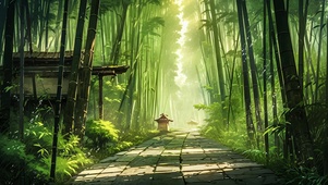 竹林绿色壁纸