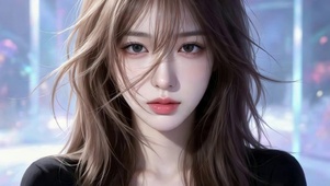 清纯长发女孩
