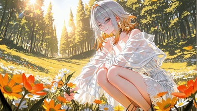 森花闲拾嘉贝莉娜