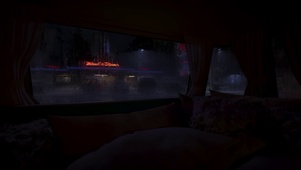 4k车外暴雨