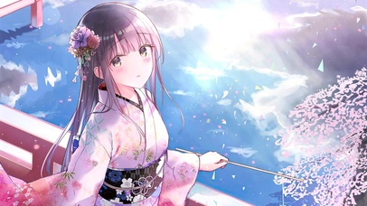 春日樱花湖畔