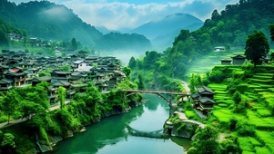 乡村自然美景