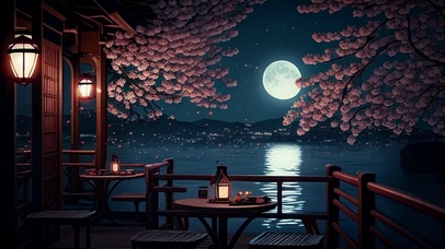 烟火江上月