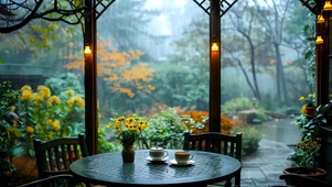 雨景木屋品茶