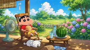 悠闲夏日蜡笔小新