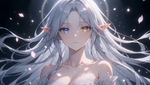 绝美二次元异瞳少女