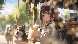 狗狗和女孩