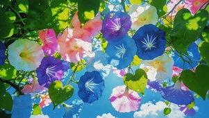 唯美的喇叭花