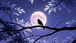 中秋夜景带鱼屏