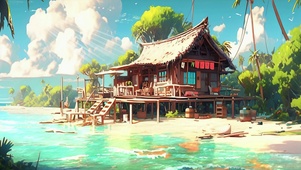 夏日海滩