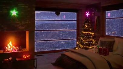 圣诞气氛壁炉小屋