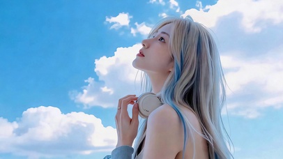 云端听风少女