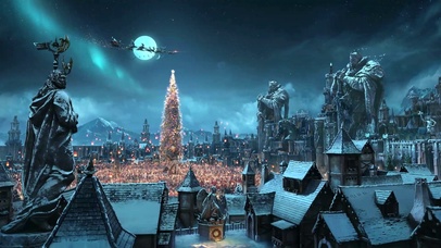 万籁俱寂夜色苍茫万家灯火