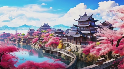 中国风古镇美景