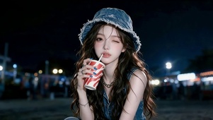 美式咖啡女孩