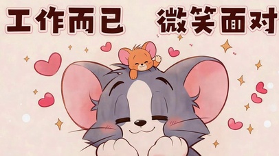 工作而已啦 微笑面对